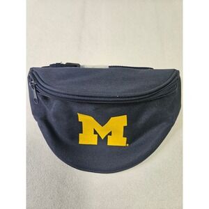 Michigan Wolverines Fanny Pack Unisex OS Navy Blue NCAA Gameday Waist Bag Logo